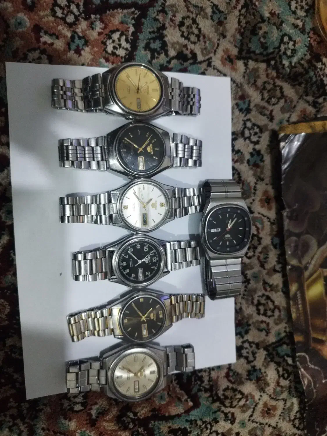 چند عدد ساعت سیکو پنج قدیمی|ساعت|بیرجند, |دیوار