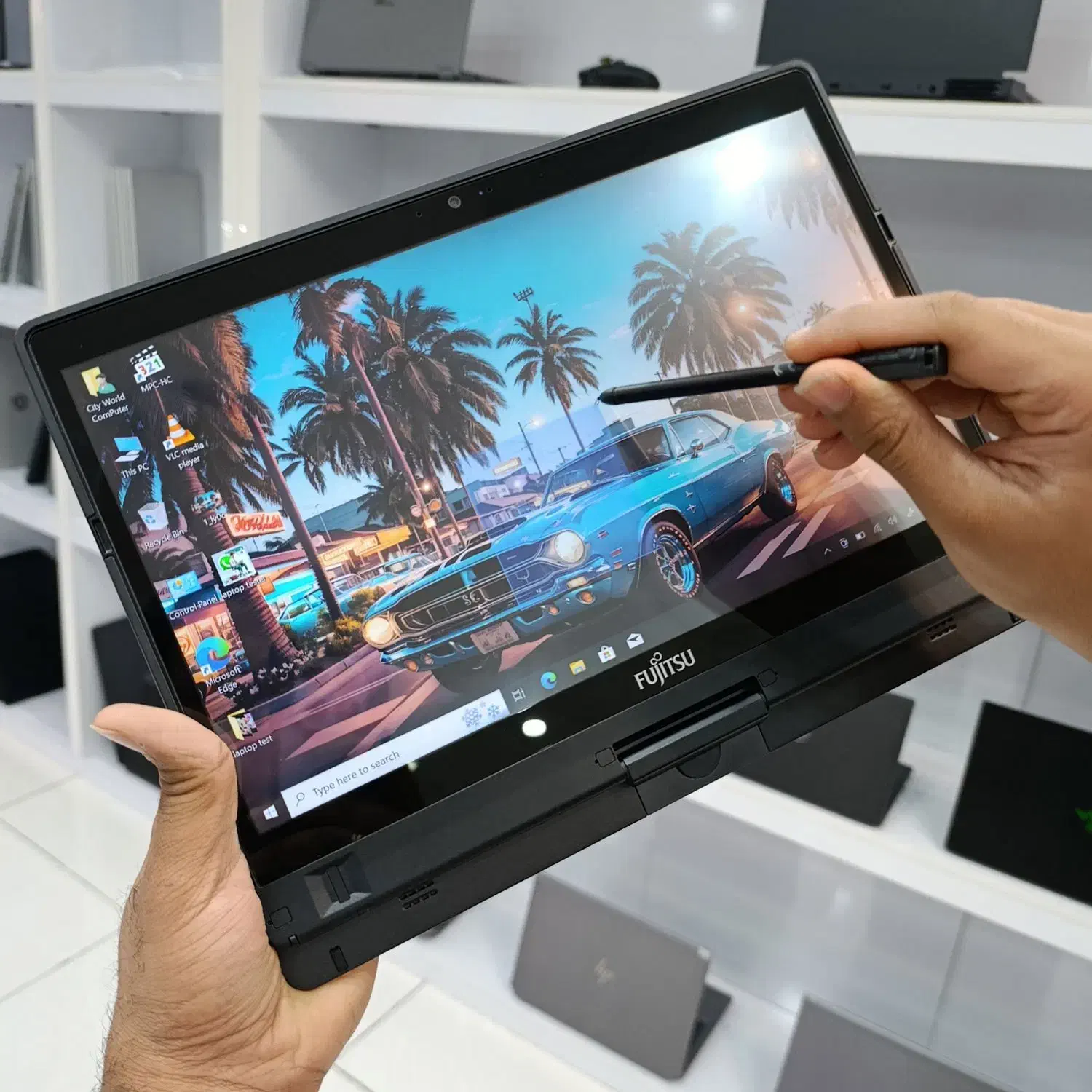 لپ تاپ تاچ 360 درجه Fujitsu T939|رایانه همراه|دزفول, |دیوار