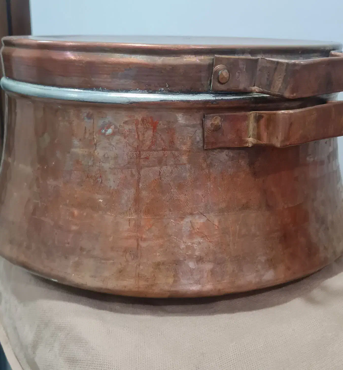 قابلمه مس|کلکسیون اشیاء عتیقه|کرمان, |دیوار