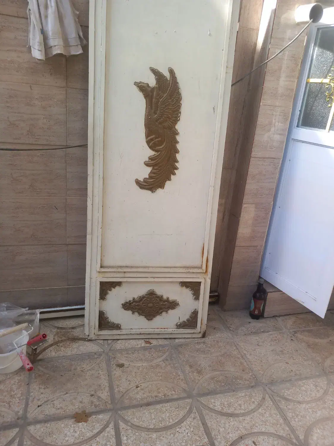 لنگه در حیاطی|مصالح و تجهیزات ساختمان|وحیدیه, |دیوار