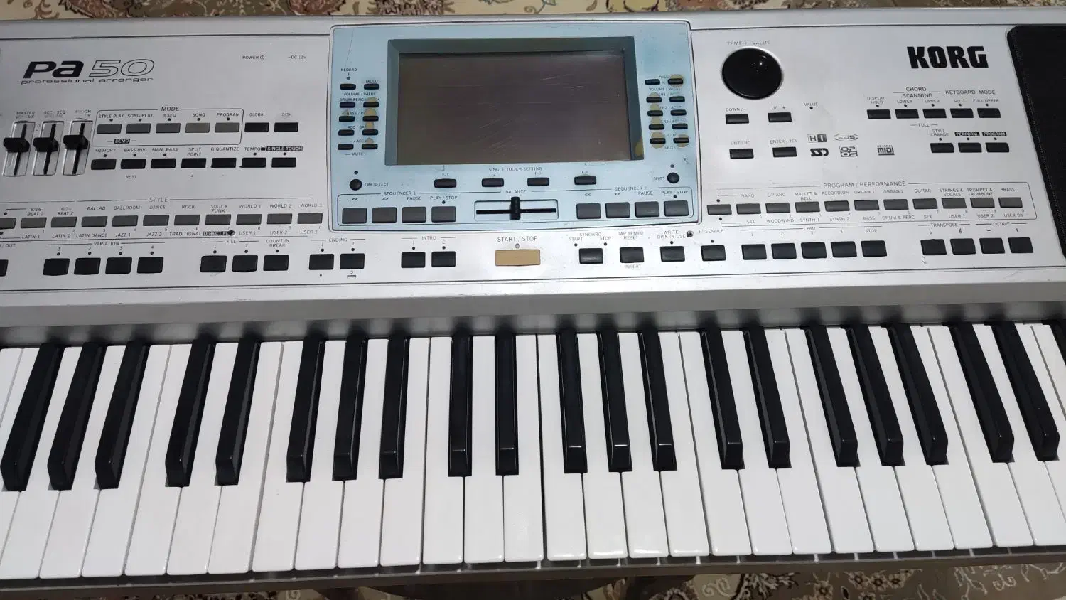 ارگ pa50 تبدیل 80|پیانو، کیبورد، آکاردئون|علی‌آباد کتول, |دیوار