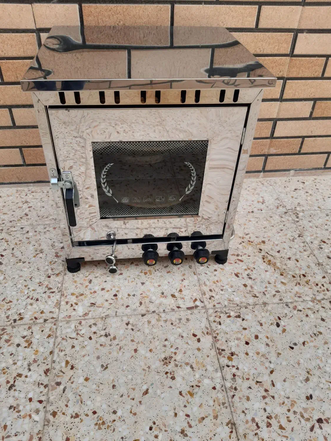 تنور گازی خانگی دو ساج و دو سینی|اجاق گاز و لوازم برقی پخت‌وپز|مهاباد (اصفهان), |دیوار