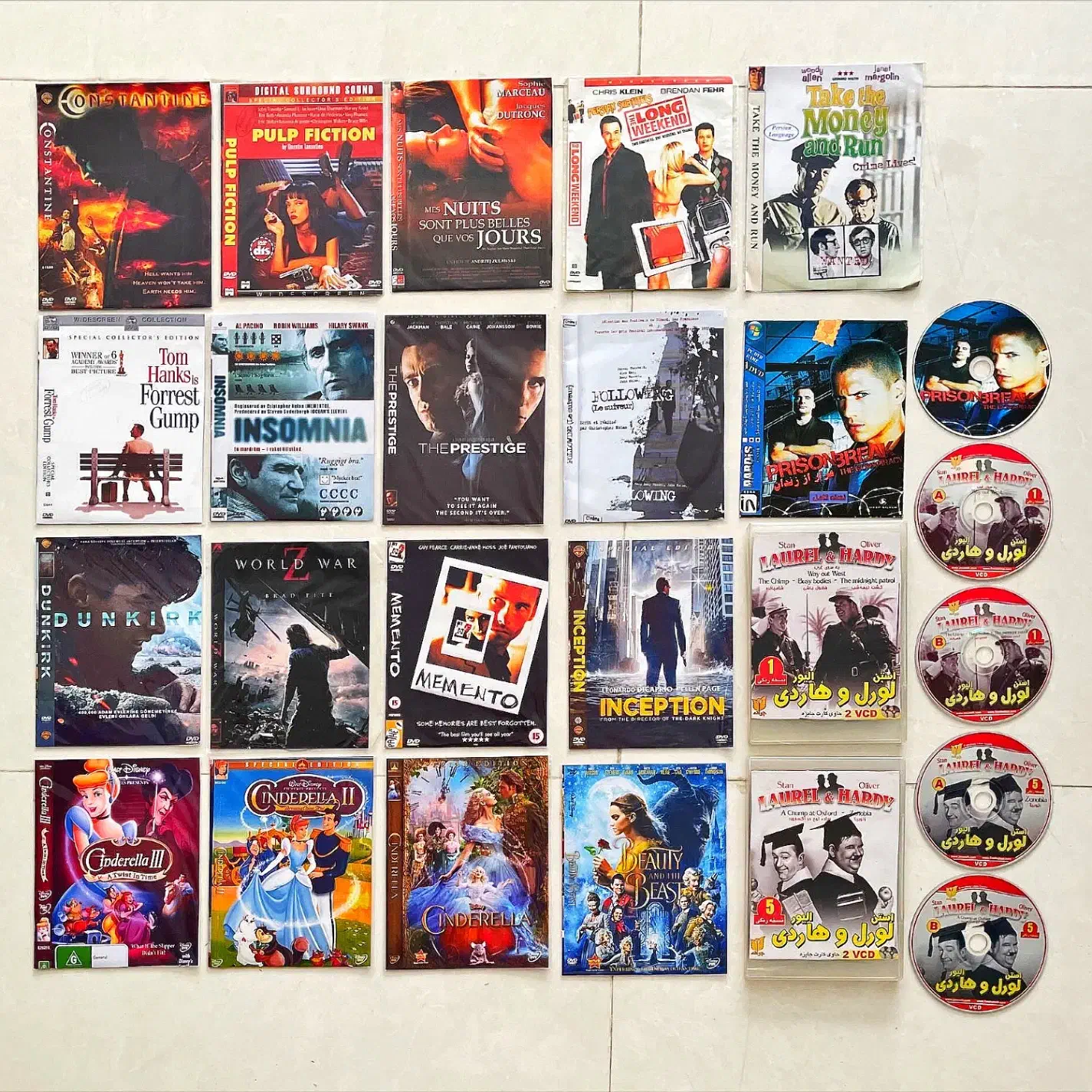 تعدادی CDهای (فیلم خارجی و ایرانی و ترانه و کارتن)|فیلم و موسیقی|تهران, تهرانویلا|دیوار