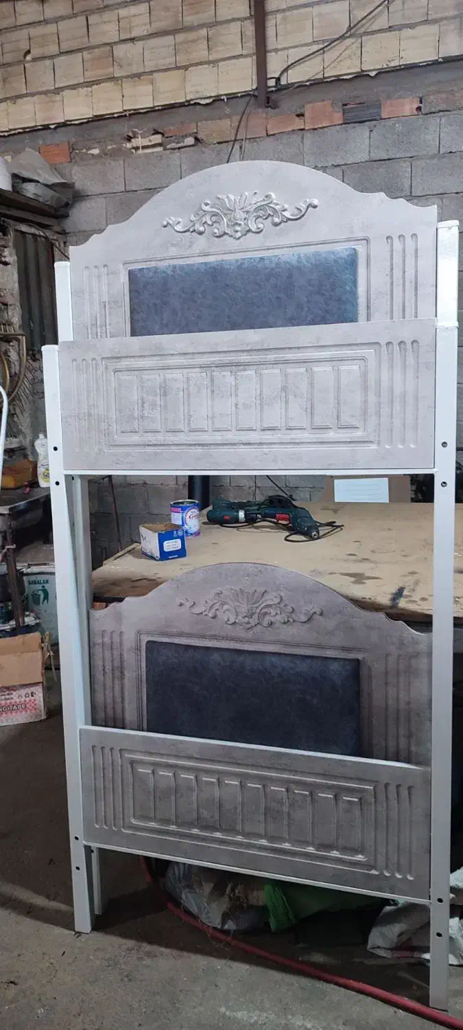 تخت دوطبقه ۹۰ متال|تخت و سرویس خواب|تبریز, |دیوار