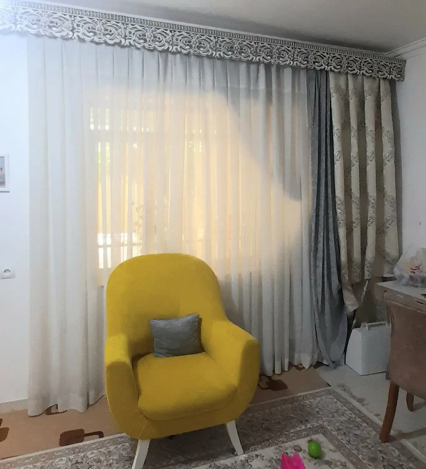 پرده حال وپذیرایی|پرده، رانر، رومیزی|علیآباد کتول, |دیوار