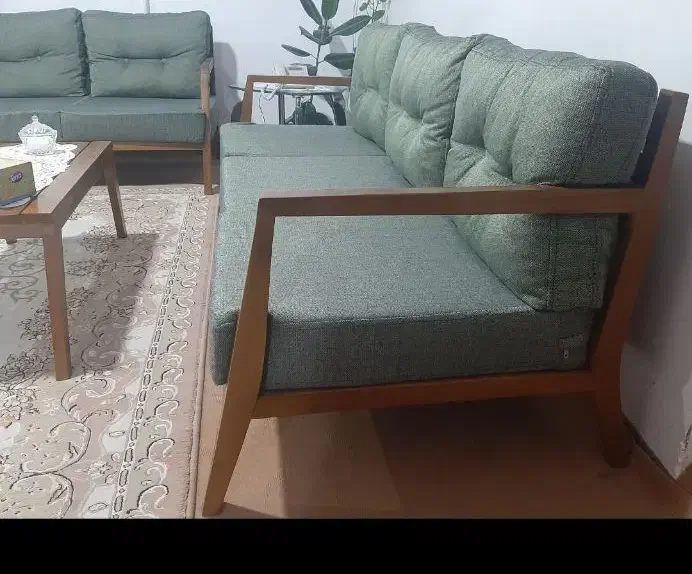 مبل راحتی چوب راش|مبلمان خانگی و میز عسلی|شوط, |دیوار