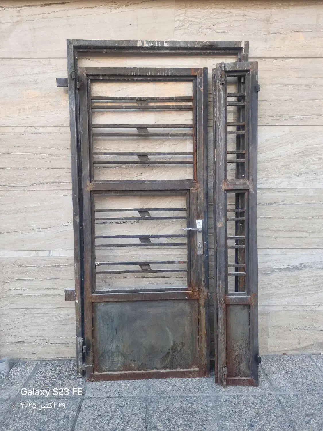 ۲ تادرب آهنی نو اندازه ۱/۲۰در ۲|مصالح و تجهیزات ساختمان|شیراز, کاراندیش|دیوار