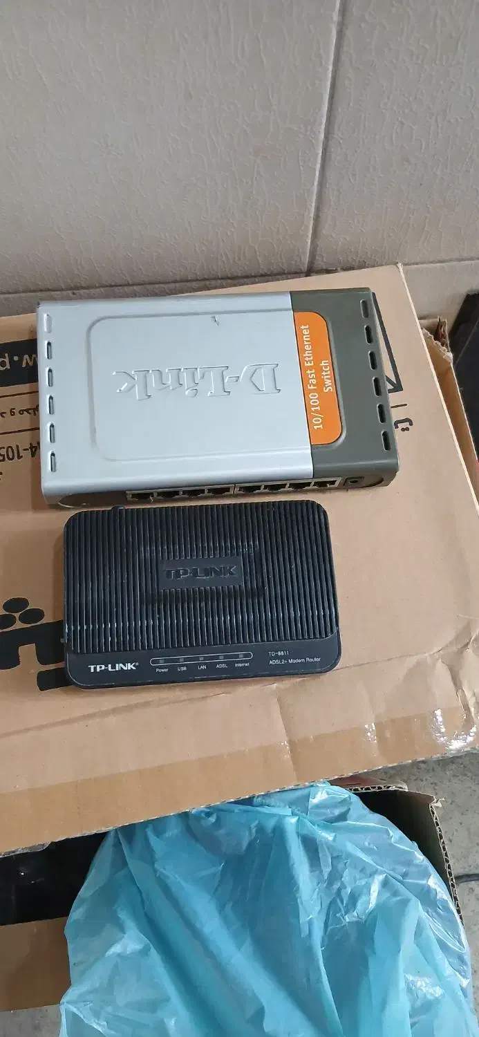 مودم و هاب سوییچ|مودم و تجهیزات شبکه|رشت, منظریه|دیوار