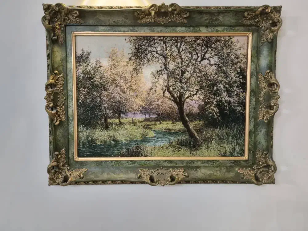 تابلو فرش دستبافت کاملا سالم|تابلو فرش|تهران, پرستار|دیوار