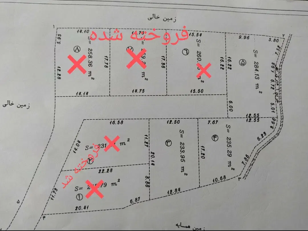 8پلاک زمین سرمایه گذاری سه پلاک موجود|فروش زمین و ملک کلنگی|خشکبیجار, |دیوار