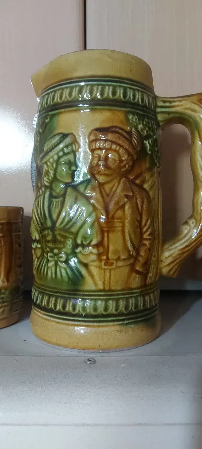 ست پارچ و لیوان عتیقه (نو)|کلکسیون اشیاء عتیقه|تهران, باغ خزانه|دیوار