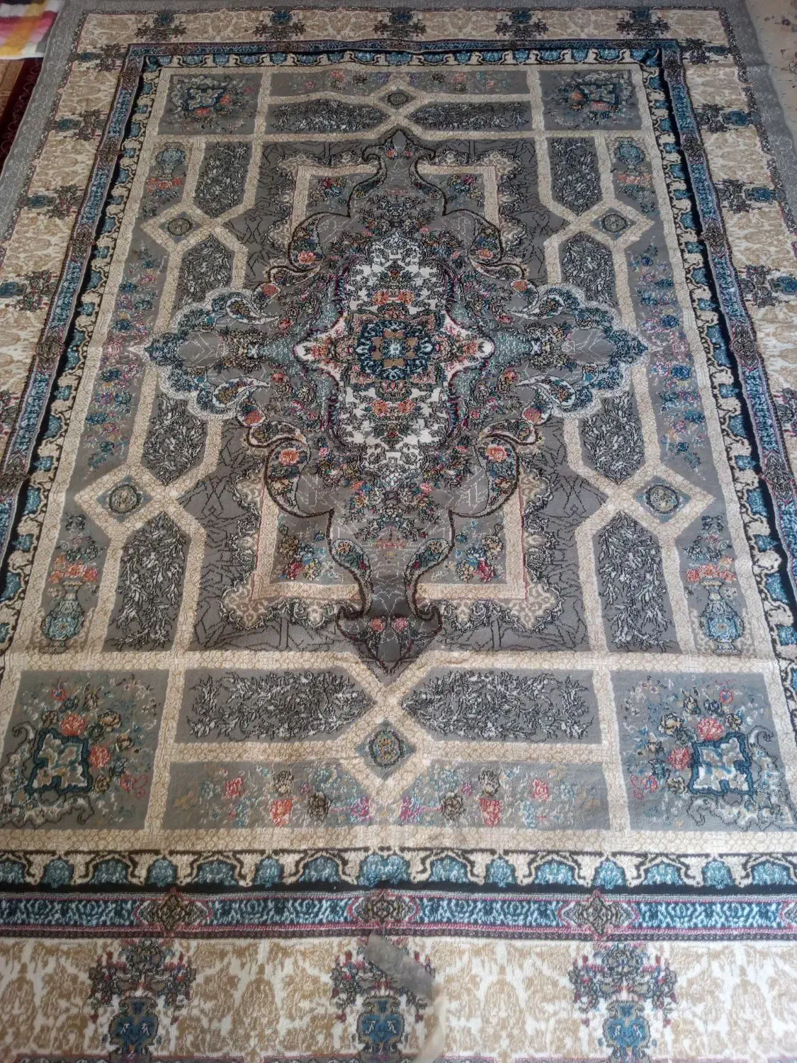 فرش ۹ متری دست دوم،|فرش|حبیب آباد, |دیوار