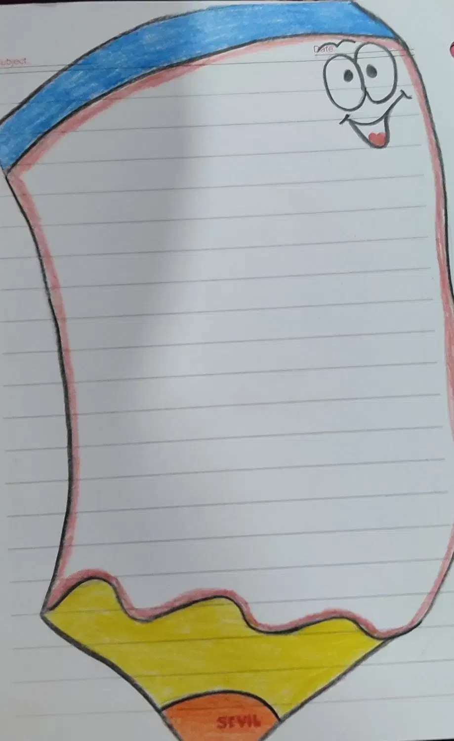 نقاشی در دفتر مشق و املا|خدمات آموزشی|زرقان, |دیوار