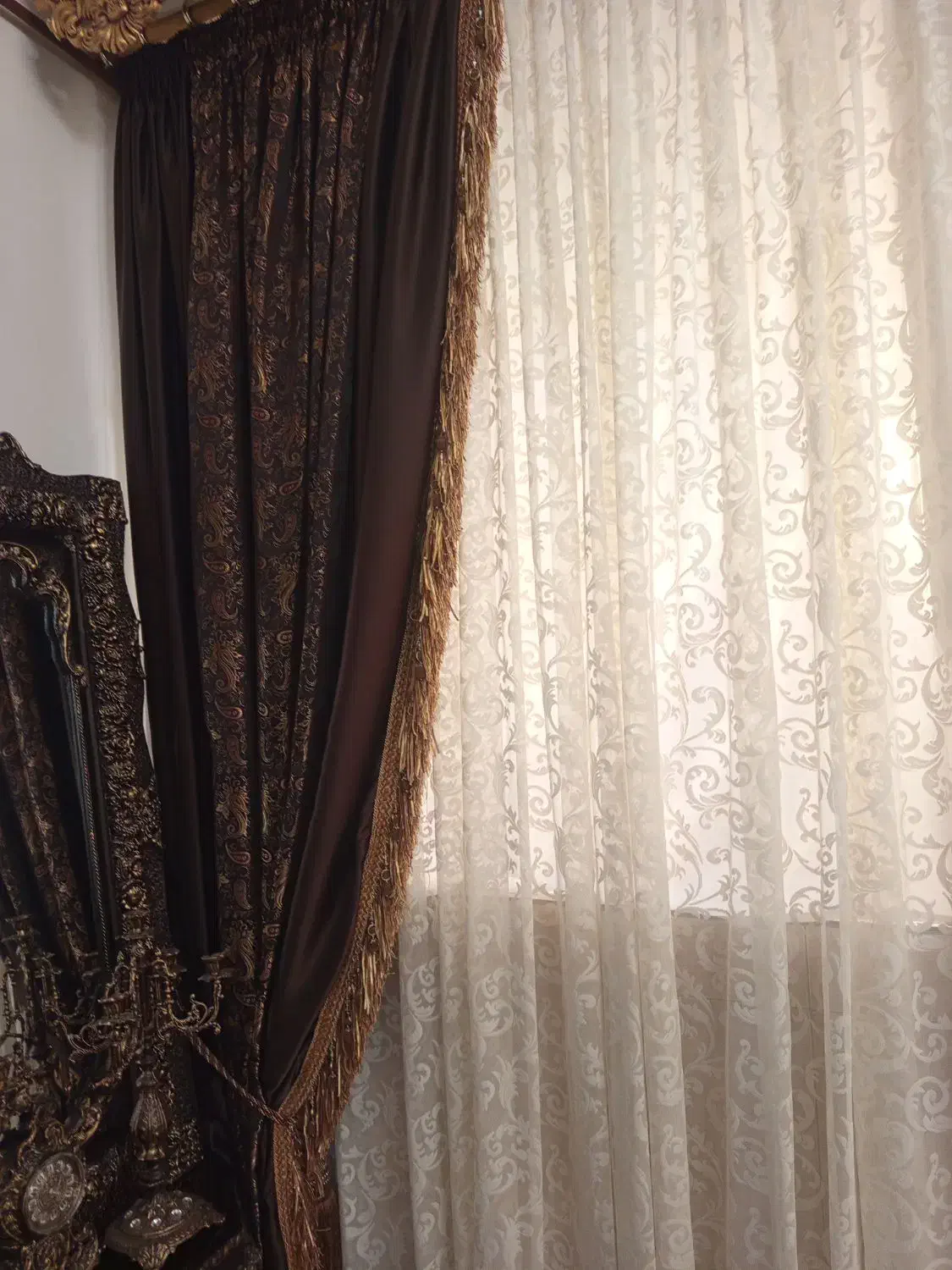 پرده پذیرایی|پرده، رانر، رومیزی|معصومیه, |دیوار