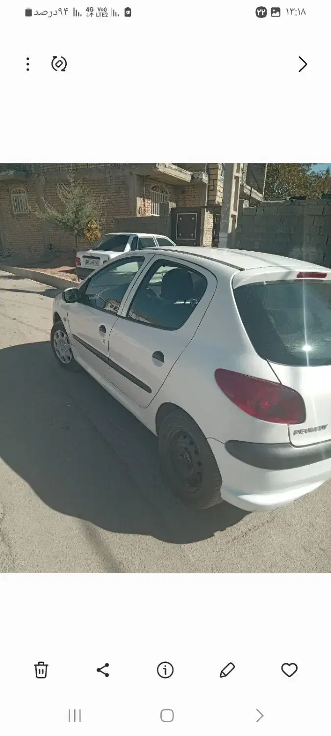 ۲۰۶تیپ۲ مدل ۸۷ عروسک|خودرو سواری و وانت|کازرون, |دیوار