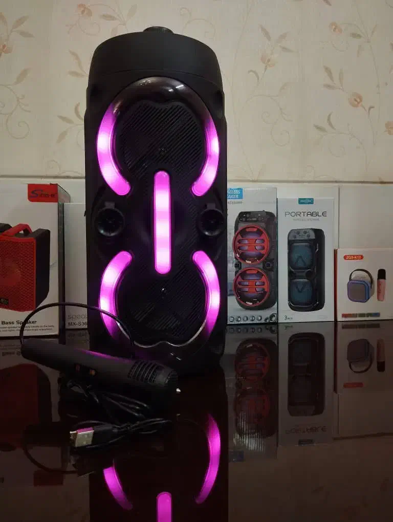 اسپیکر ۴اینچ دوبل برند zqs با میکروفون|سیستم صوتی خانگی|اراک, |دیوار