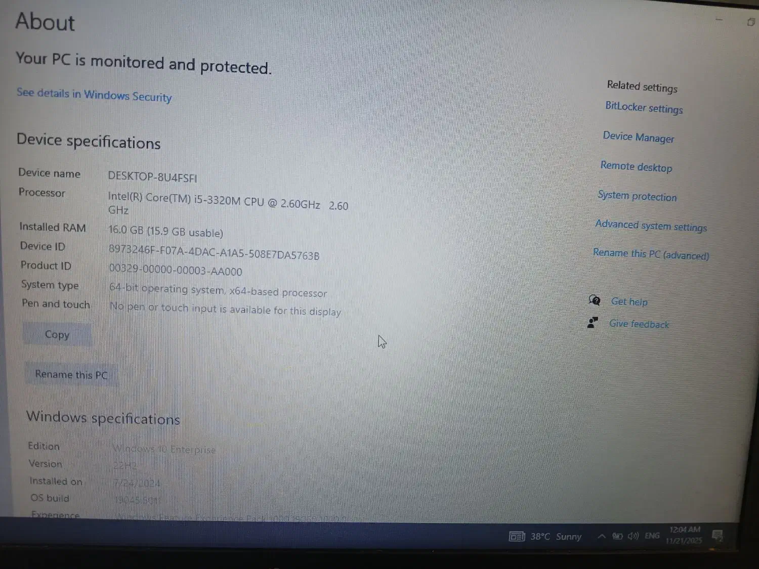 لپتاب 8470|رایانه همراه|همدان, |دیوار