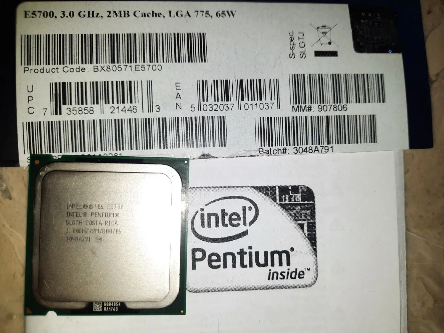 CPU E5700|قطعات و لوازم جانبی رایانه|اصفهان, سیچان|دیوار