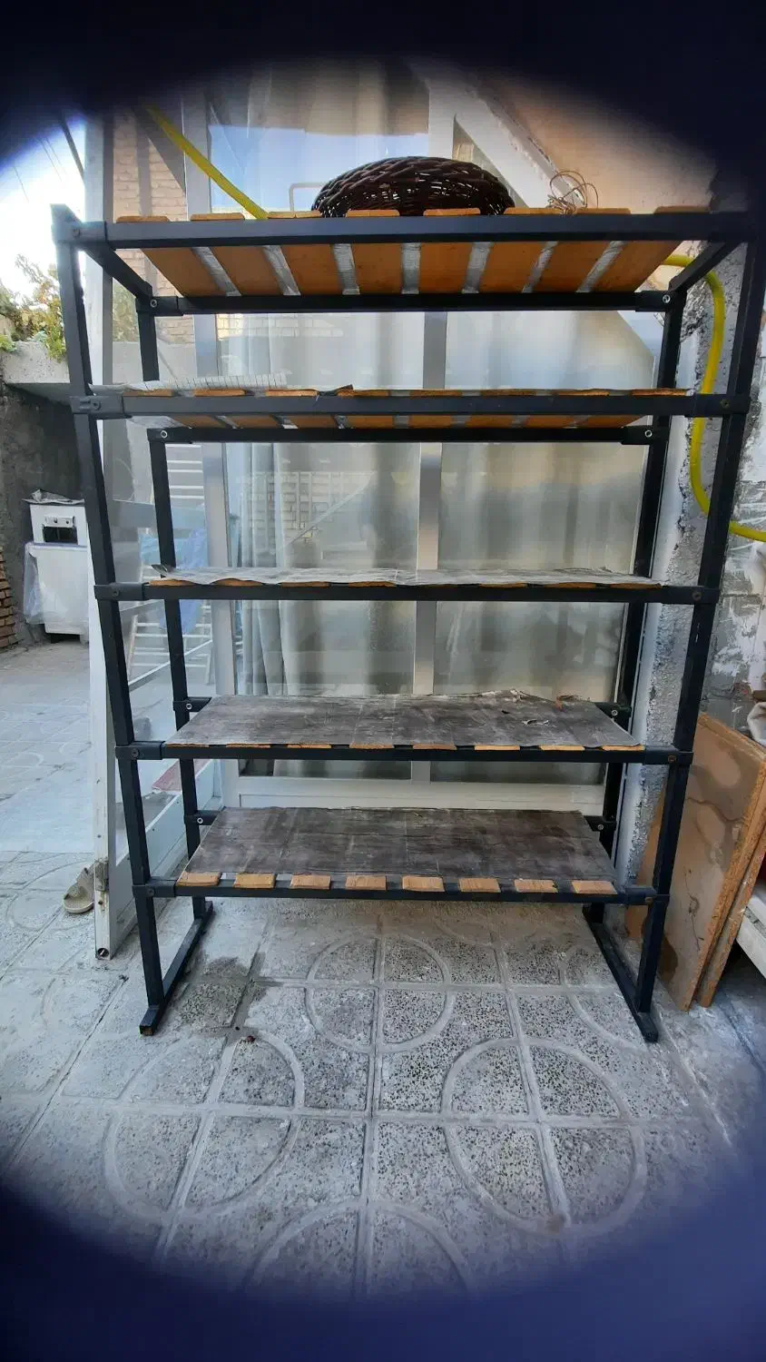 رگال لباس ۵ طبقه جنس خوب|کتابخانه، شلف، قفسه‌های دیواری|نیشابور, فردوس شمالی|دیوار