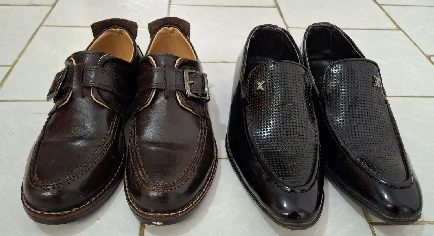 کفش های مجلسی مشکی سایز ۳۷ ، قهوه ای سایز ۳۵|کیف، کفش، کمربند|رشت, سلیمانداراب|دیوار