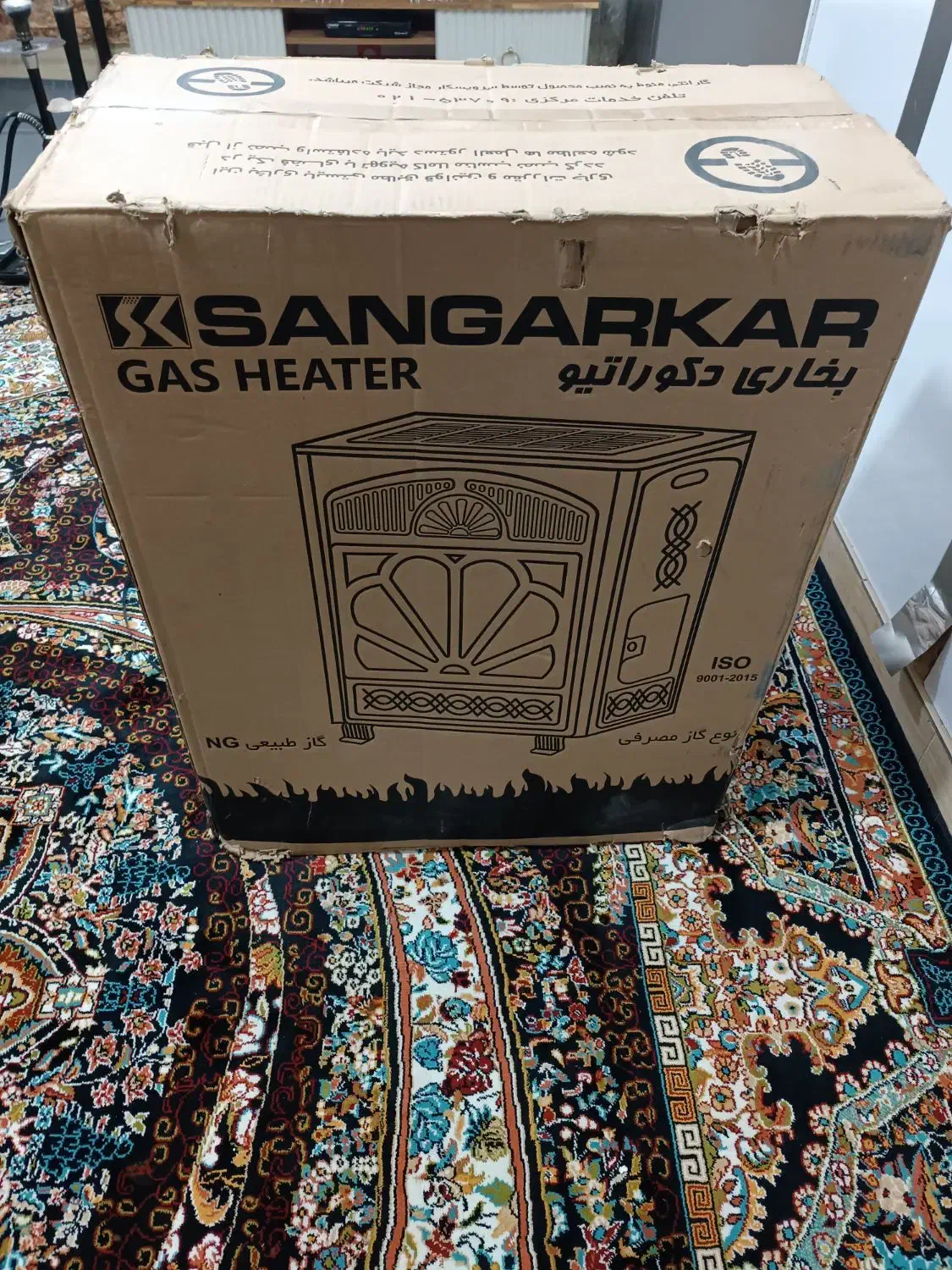 بخاری گازی بادودکش نواستفاده نشده|بخاری، هیتر، شومینه|بندر ماهشهر, |دیوار