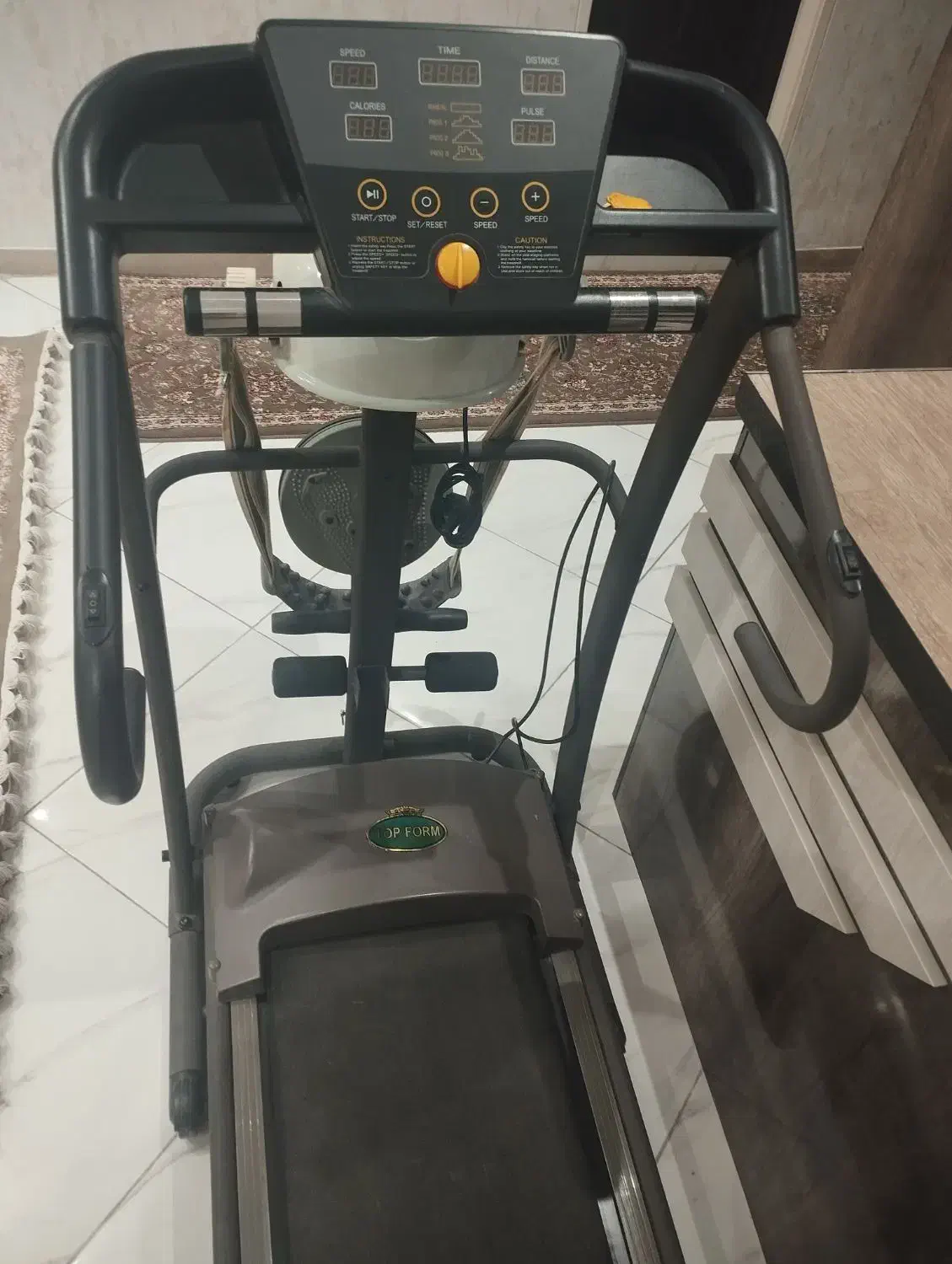 تردمیل تایوانی Top Form و ویبراتور|تجهیزات ورزشی|اراک, |دیوار