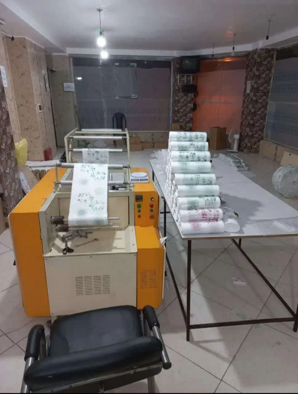ست کامل دستگاه رول کن سفره یکبارمصرف(دورول+پرفراژ)|ماشین‌آلات صنعتی|لاهیجان, لاشیدان|دیوار