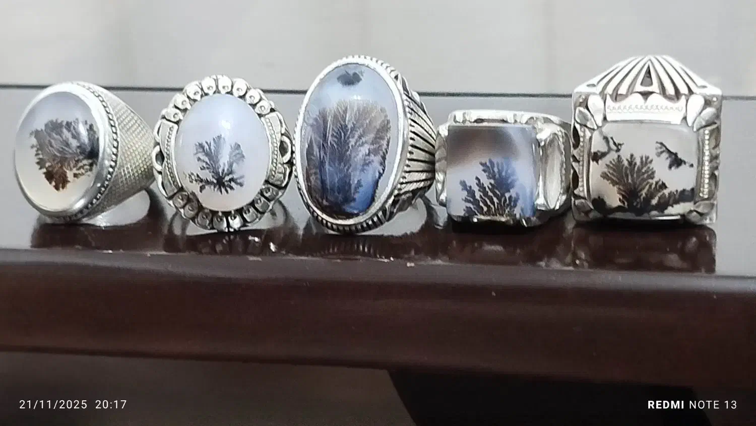 انگشتر نقره شجر|جواهرات|قروه, |دیوار