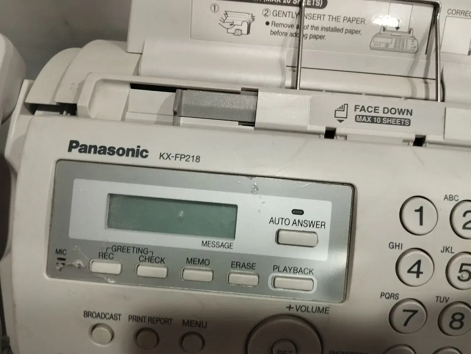 فکس پاناسونیک اصلی کاملا نو|پرینتر، اسکنر، کپی، فکس|ساوه, |دیوار