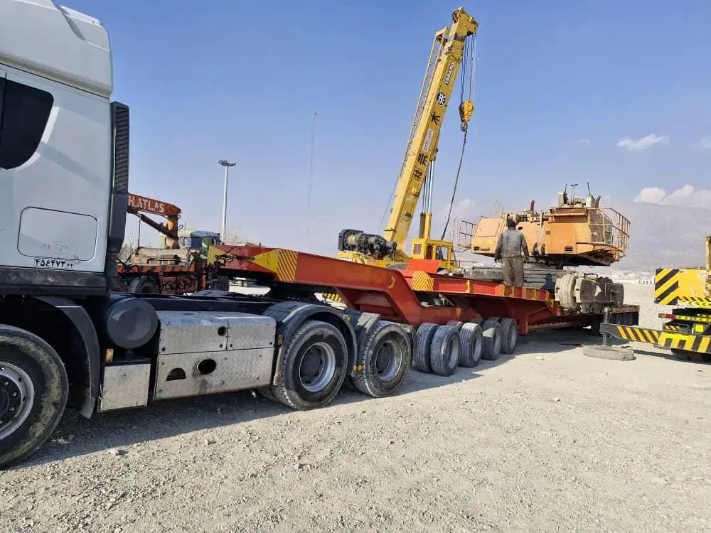 باربری کیان ترابر کمرشکن تریلی جفت تک خاور|خدمات حمل و نقل|مشهد, گاز|دیوار