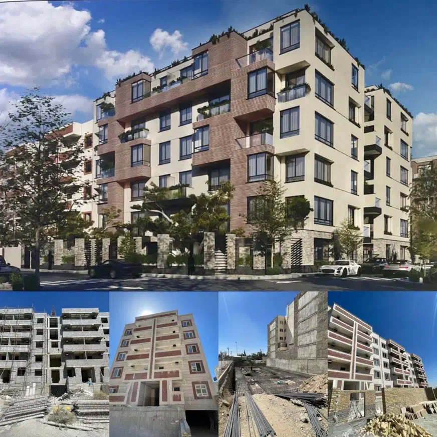 ۱۲۸ متر ۲ خواب در حال ساخت|فروش آپارتمان|باغستان, |دیوار