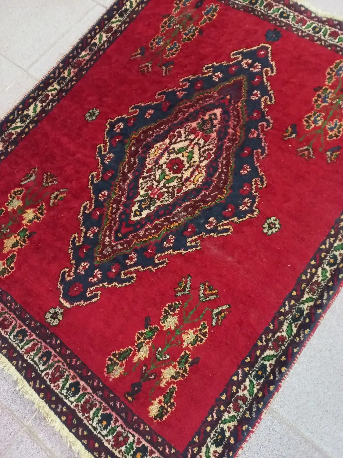 قالیچه دستباف کارکرده و فرش ۱۲متری|فرش|بندرعباس, |دیوار