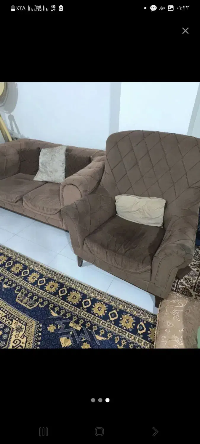 مبل ۷نفره راحتی چستر|مبلمان خانگی و میز عسلی|آستارا, |دیوار