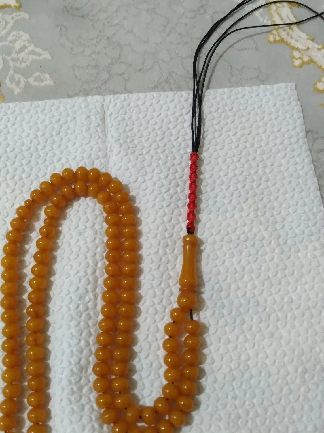 تسبیح کهربای تراش ناصر بدون مهر|جواهرات|اسلامآباد غرب, |دیوار