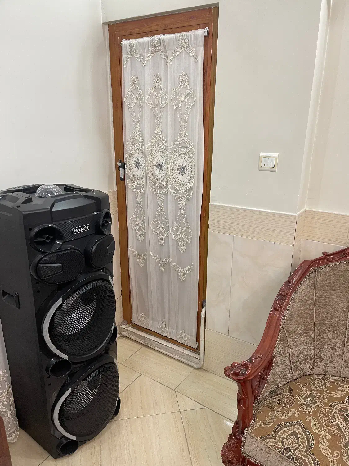 پرده|پرده، رانر، رومیزی|قم, شهرک قدس|دیوار
