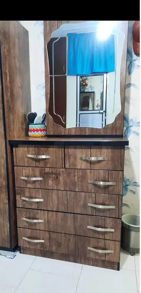 ست کمد و دراور آینه|جاکفشی، کمد، دراور|اراک, |دیوار