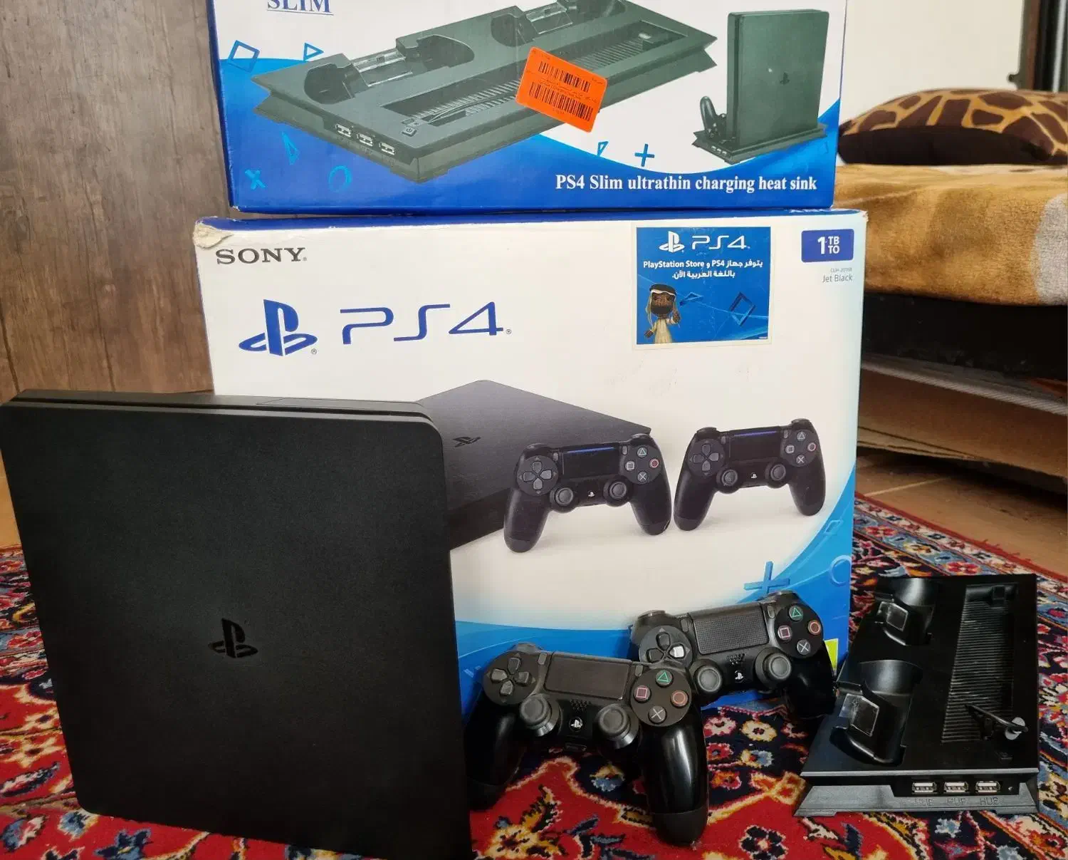 ps4 اسلیم 1 ترا دو دسته شرکتی فول گیم|کنسول، بازی ویدئویی و آنلاین|کرمان, |دیوار