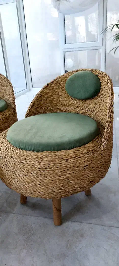 صندلی وپاف و میز حصیری|صندلی و نیمکت|رشت, حومه رشت|دیوار