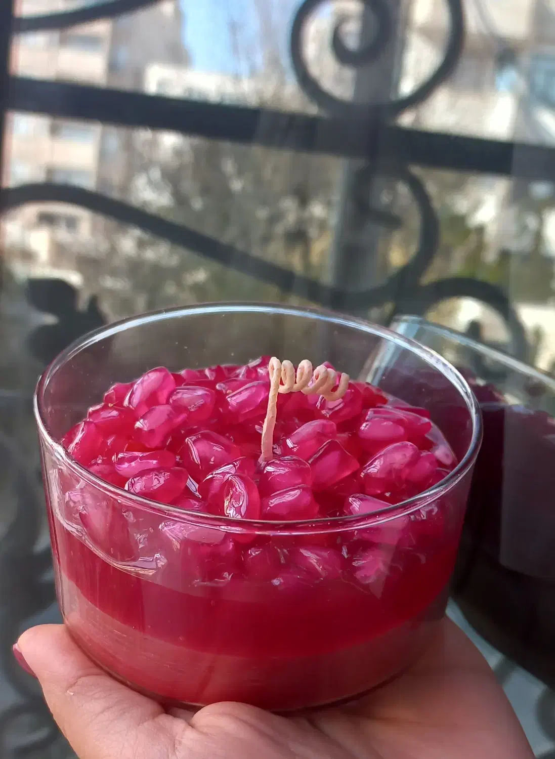 شمع جام انار|صنایع دستی و سایر لوازم تزئینی|کرج, گوهردشت|دیوار