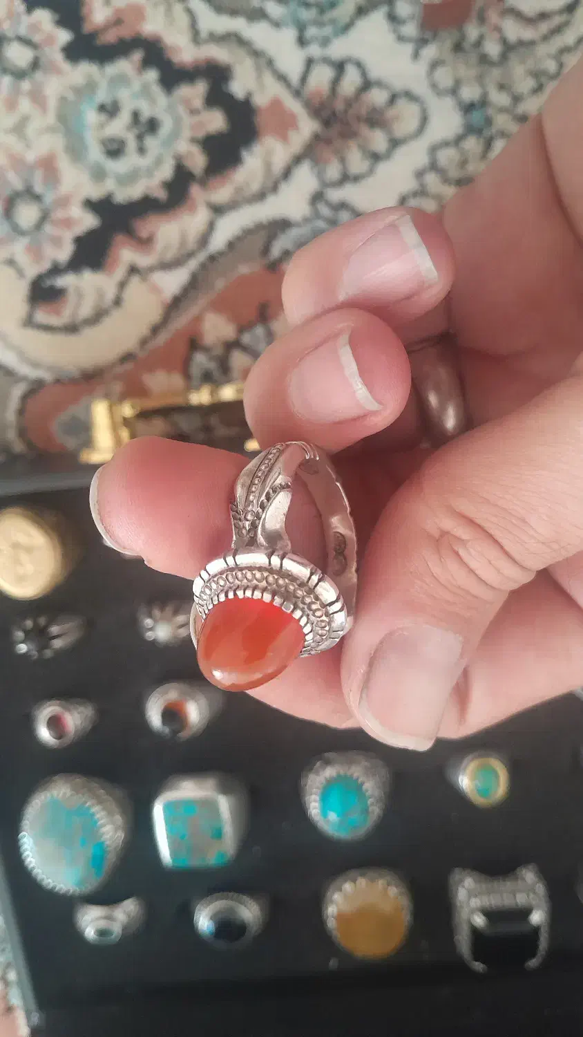 انگشتراحمد فلاح|کلکسیون اشیاء عتیقه|دورود, |دیوار