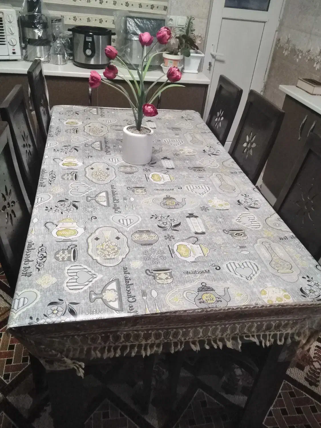 میزوصندلی نهارخوری 6نفره|میز و صندلی غذاخوری|مریوان, |دیوار