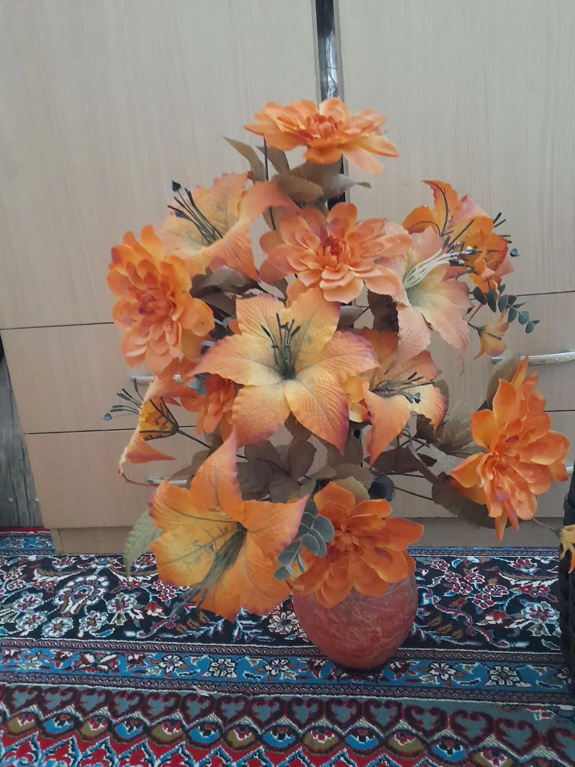 دوعددگلدان|گل مصنوعی|کرمانشاه, |دیوار