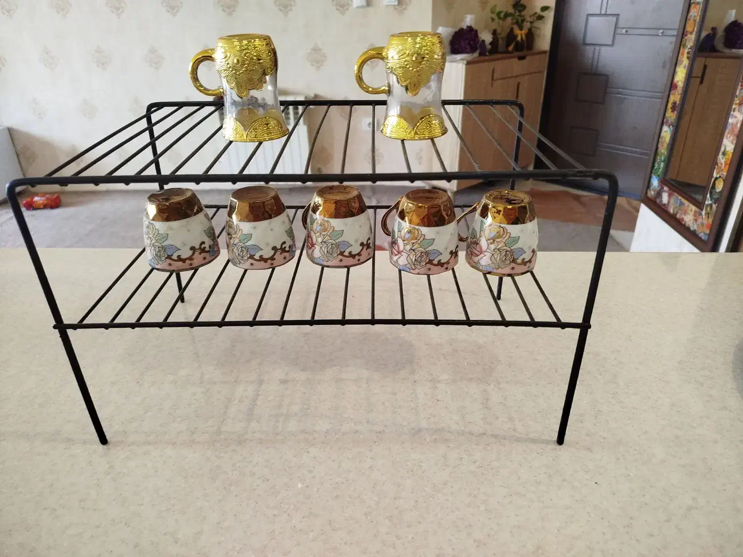 راف نظم دهنده کابینت|آب‌چکان و نظم‌دهنده ظروف|شیراز, میانرود|دیوار