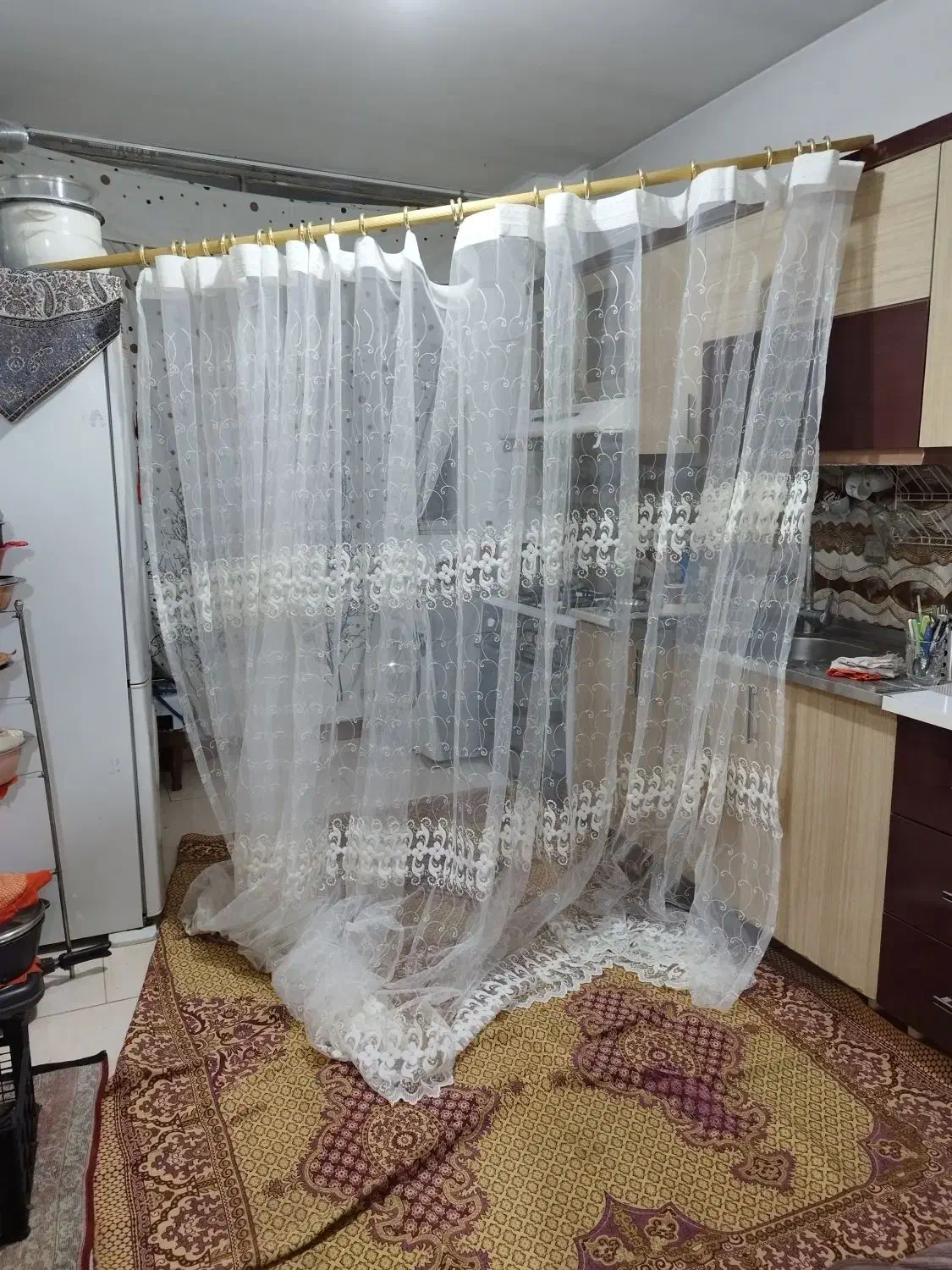 پرده پزیرایی|پرده، رانر، رومیزی|مشهد, نوید|دیوار