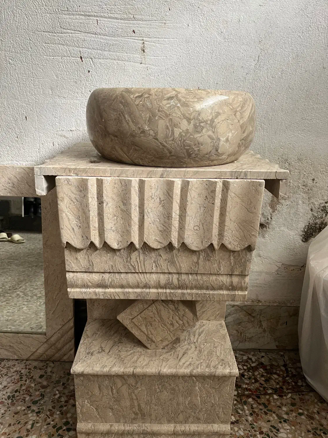 روشویی سنگی نو|لوازم سرویس بهداشتی|رشت, نظری|دیوار