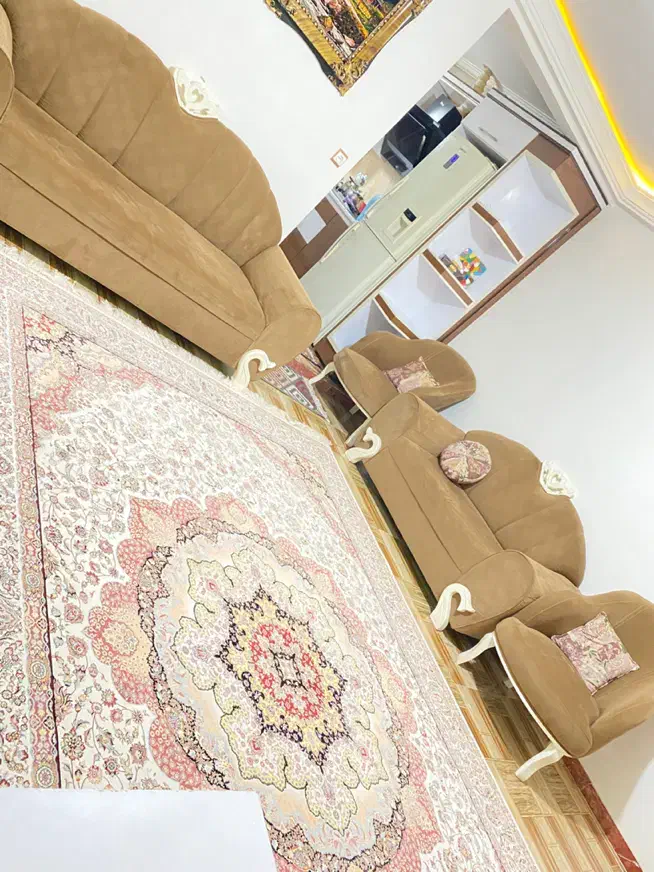 مبل هفت نفره تمیز|مبلمان خانگی و میز عسلی|فومن, |دیوار