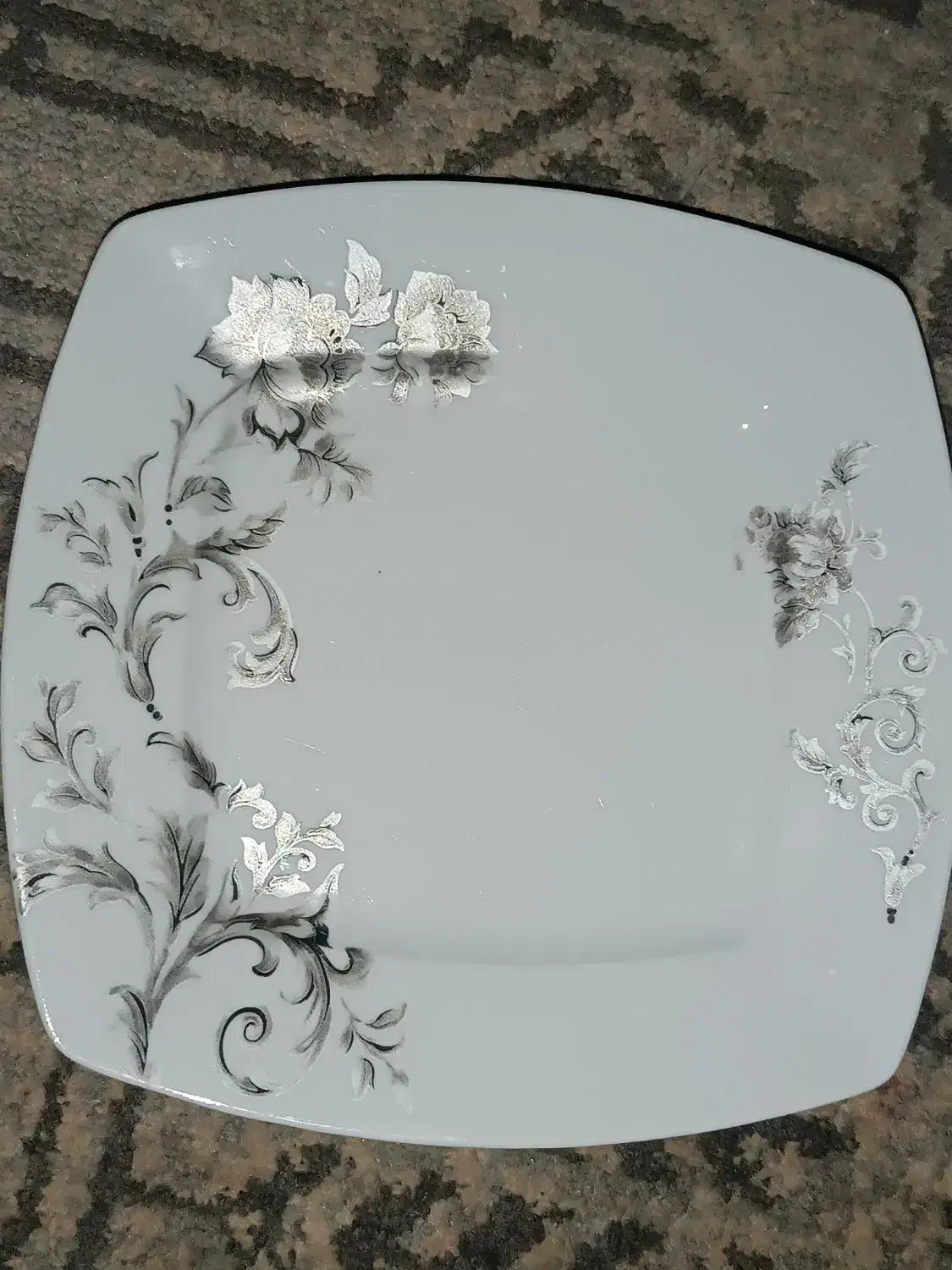 سرویس چینی 12 نفره مربع|ظروف سرو و پذیرایی|مشهد, ولیعصر (شهرک غرب)|دیوار