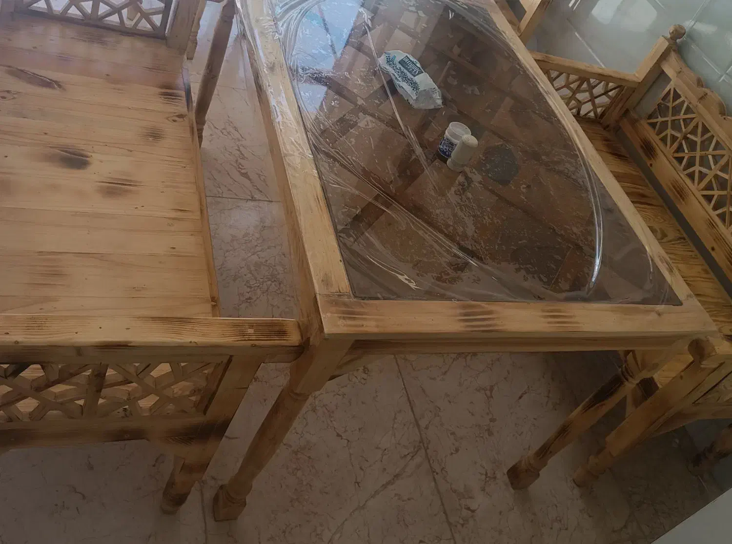 میز و صندلی غذاخوری سنتی|میز و صندلی غذاخوری|کنگاور, |دیوار