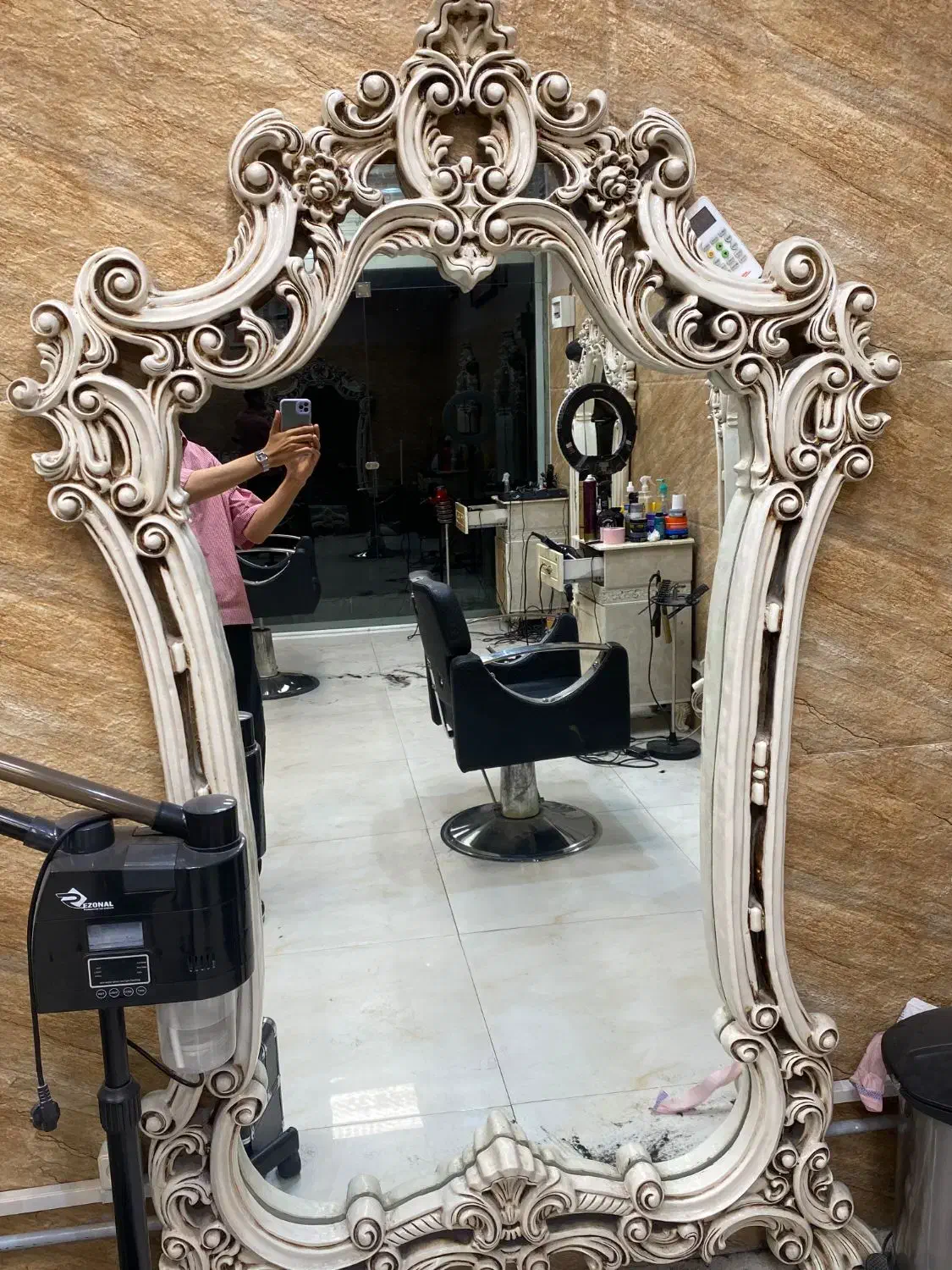 آینه قدی ۴عدد خیلی تمیز آرایشگاهی|آینه|ری, سیزده آبان|دیوار