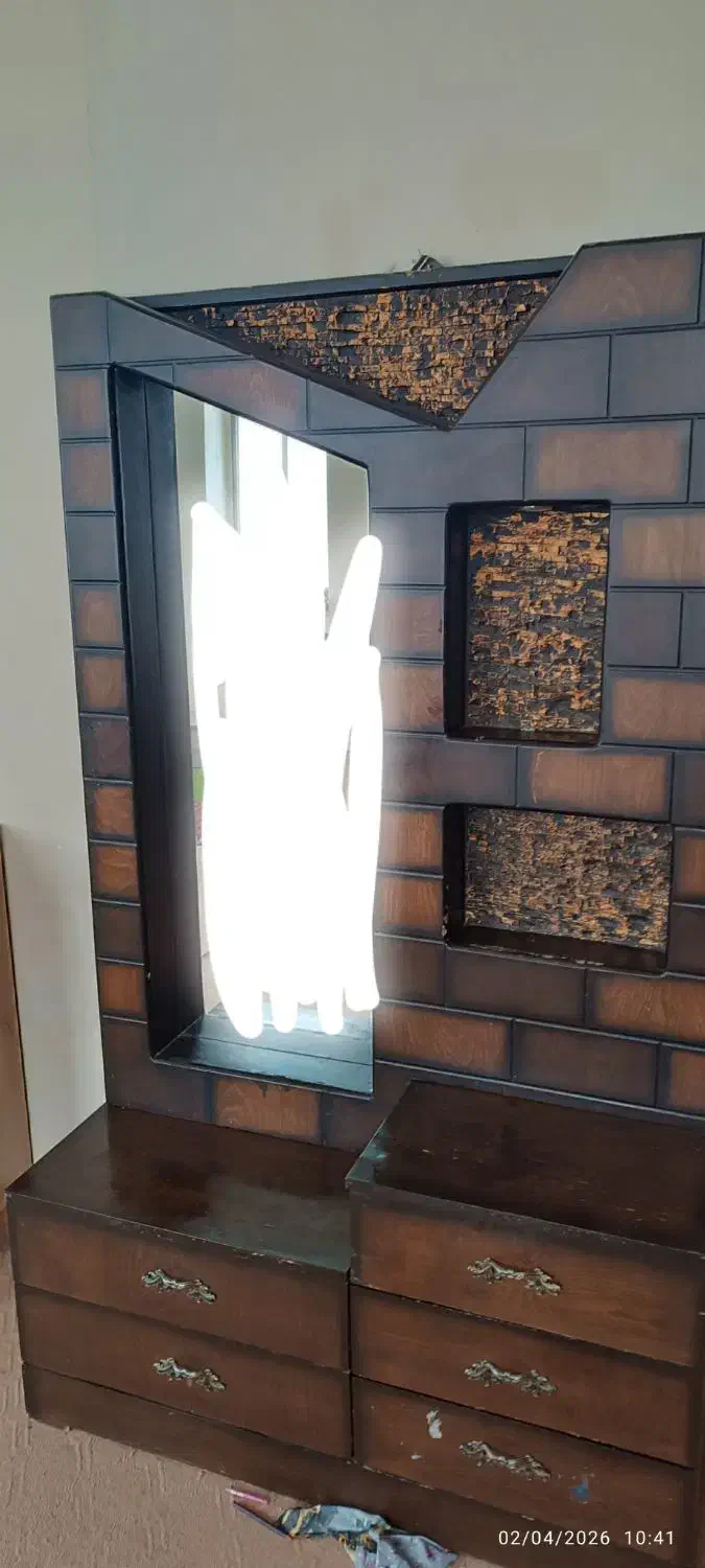 آینه دراور|جاکفشی، کمد، دراور|طرقبه, |دیوار